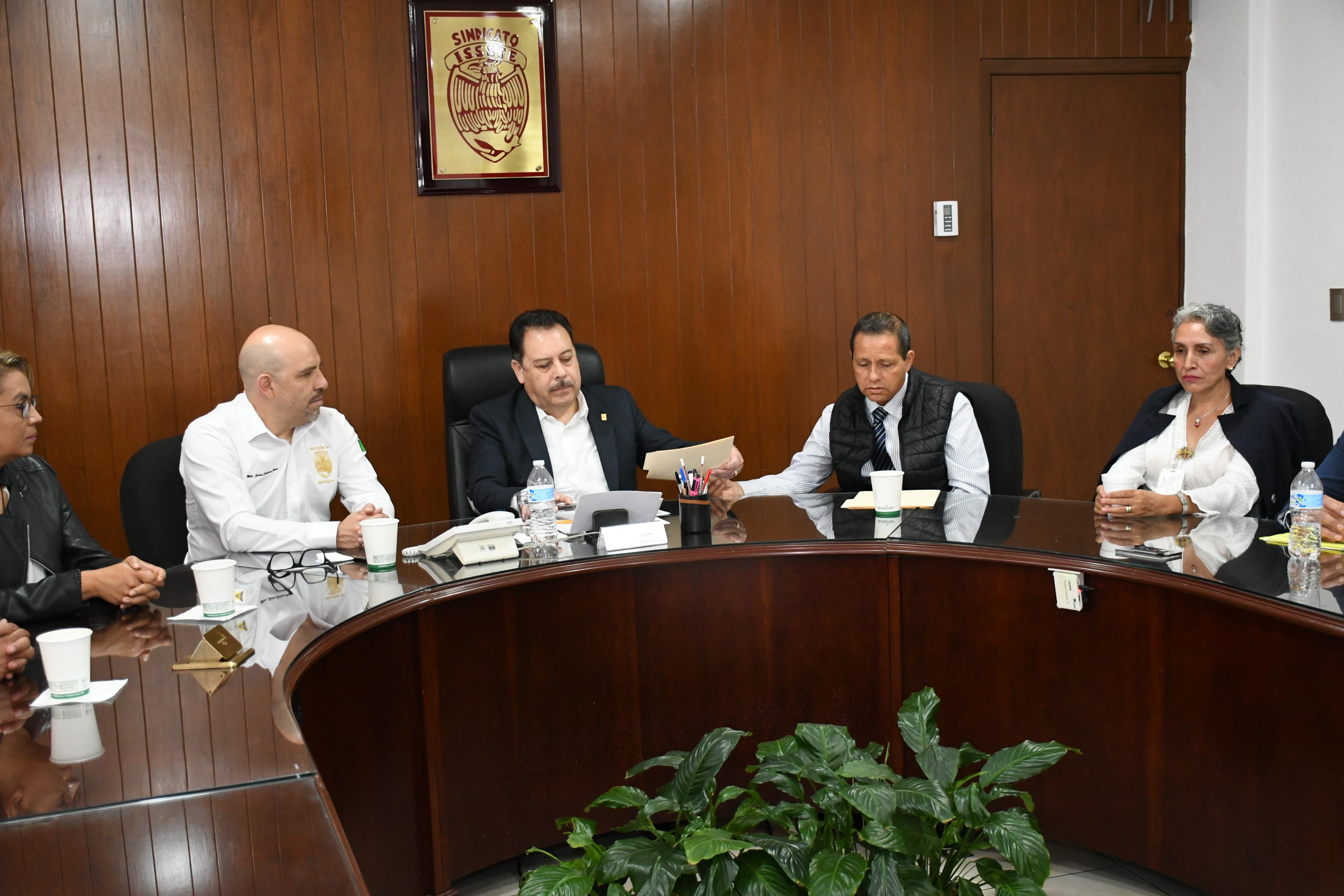 Visita compañeros de la Sección XXIX, San Luis Potosí